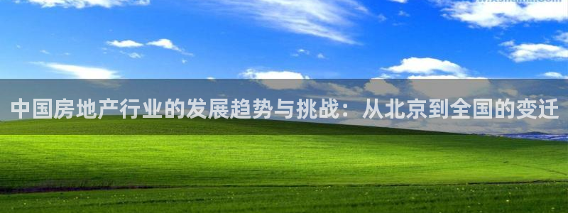 和记国际官网：中国房地产行业的发展趋势与挑战：从北京到全国的