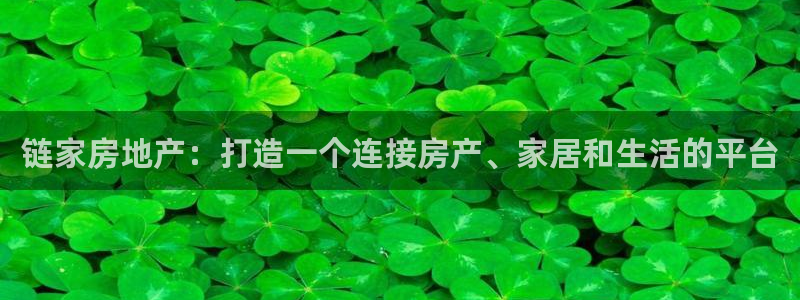 和记国际有限公司官网：链家房地产：打造一个连接房产、家居和生