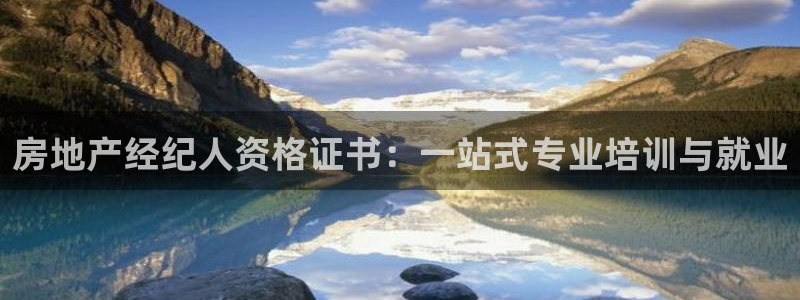 香港和记电讯公司官网：房地产经纪人资格证书：一站式专业培训与