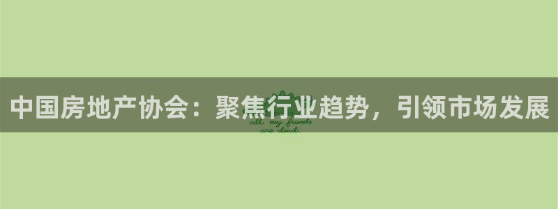 和记娱乐平台官网：中国房地产协会：聚焦行业趋势，引领市场发展
