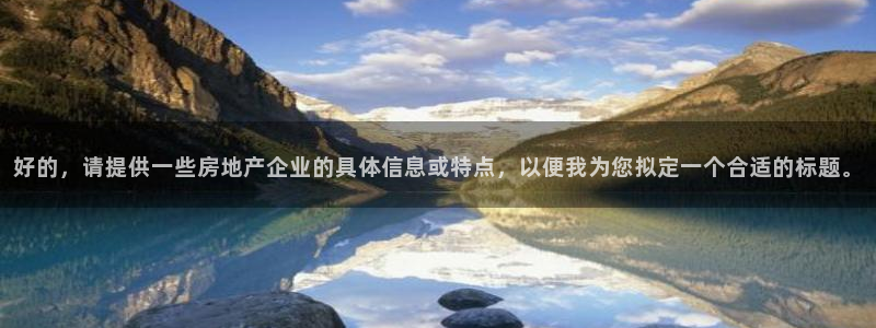 和记洋行官网：好的，请提供一些房地产企业的具体信息或特点，以