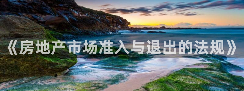 澳门3和记官网：《房地产市场准入与退出的法规》