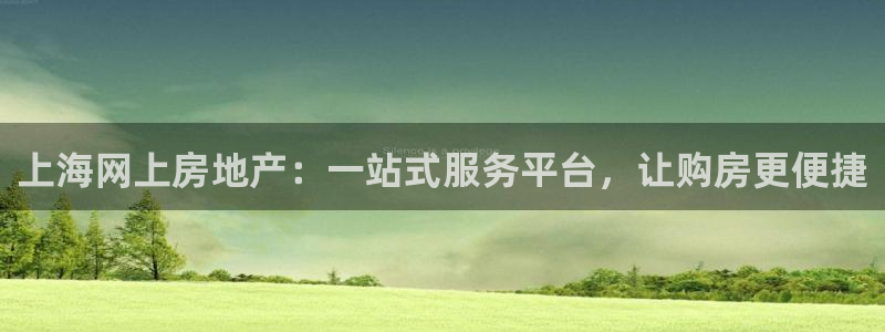 和记官网客服app：上海网上房地产：一站式服务平台，让购房更